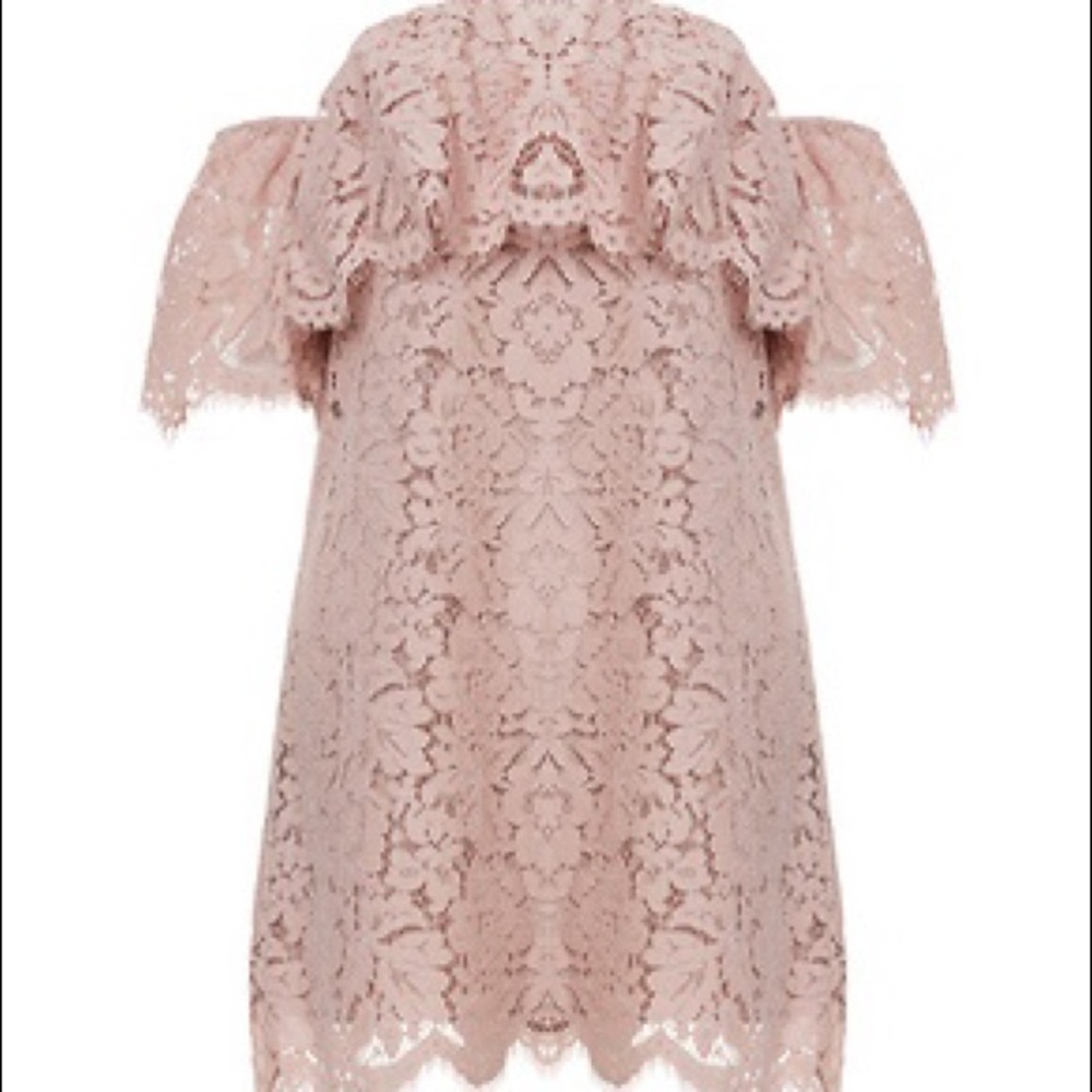 Storee Sedona Off the Shoulder Lace Dress NWT